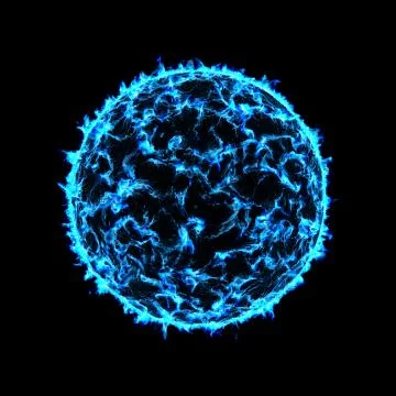 Fire ball star Illustrazione stock