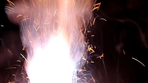 Fire balls explosion shooting Stock Footage 36437147