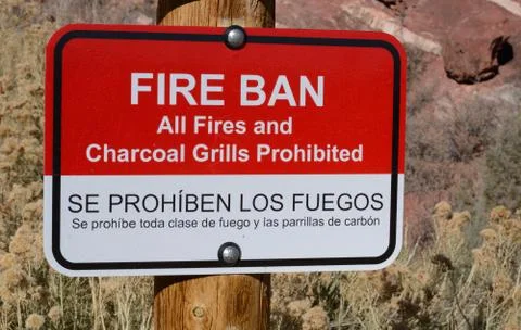 Fire ban Stock Photos