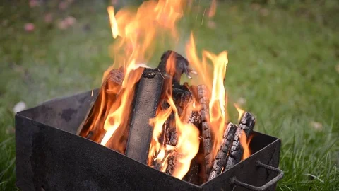 Fire barbecue 動画素材 81108018
