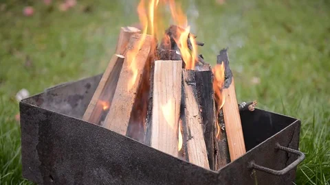 Fire Barbecue 動画素材 81108039