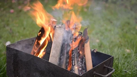 Fire Barbecue 動画素材 81109336