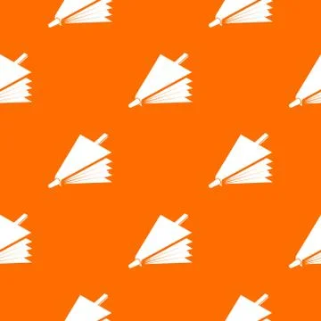 Fire bellows pattern orange イラスト素材