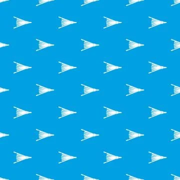 Fire bellows pattern seamless blue Stock Illustration