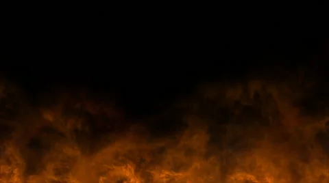 Fire on black background 2 Stock Footage 51667640