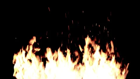 Fire Black Screen effects Stock-Footage 252449021