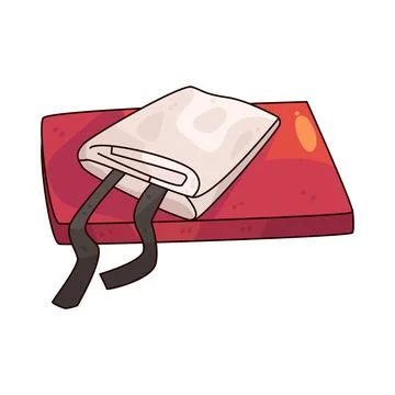 Fire blanket illustration Stock Illustration
