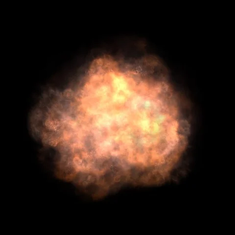 Fire blast 3 Stock Footage 95616639