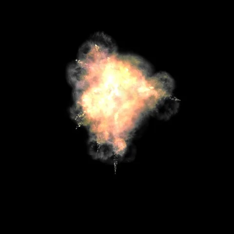 Fire blast 8 Stock Footage 95616770