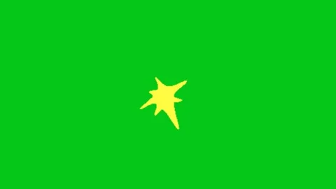 Fire blast animation on green background 動画素材 329398941