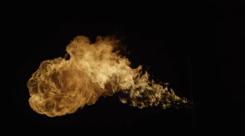 Fire blasts one Stock Footage 26204194