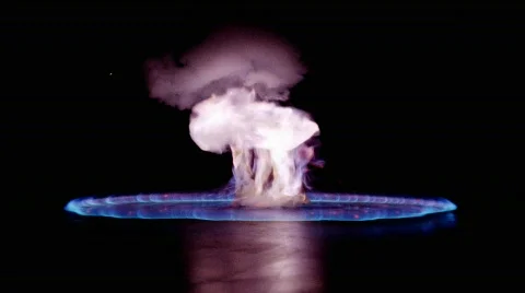 Fire Blastwave - EXPL002HD Stock Footage 571991