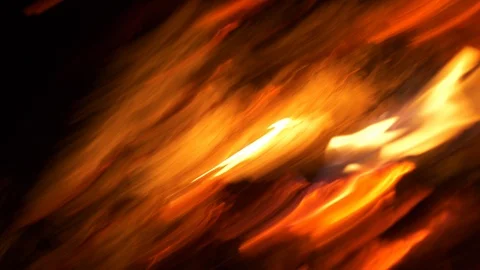 Fire Blaze Panic Effect Stock-Footage 107850577