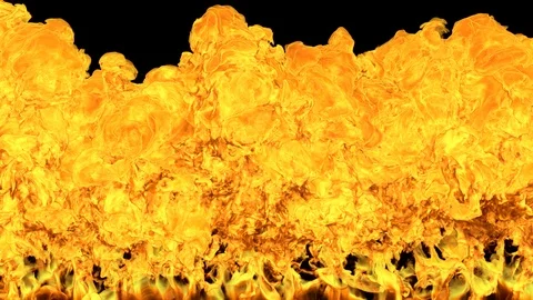 Fire Blazing Stock Footage 117241072