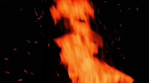 Fire blazing Stock Footage 152665723