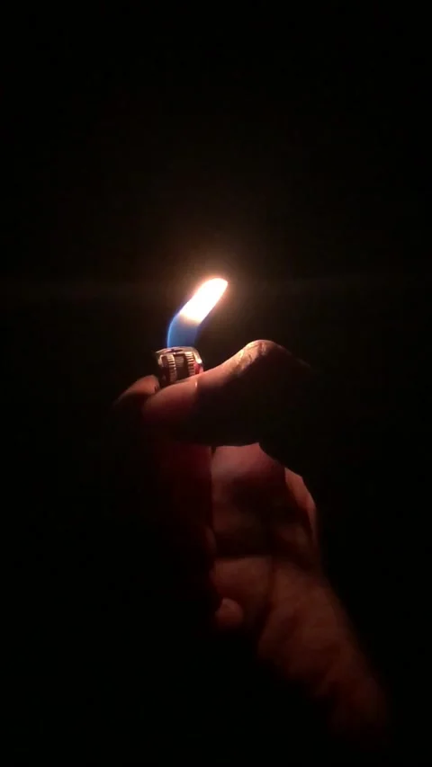 Fire blow outs by wind Stock Footage 132461171