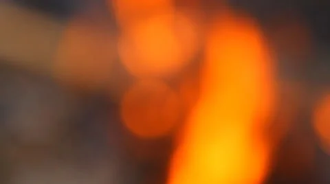 Fire in blur background Stock Footage 50015647
