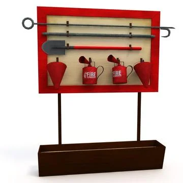 Fire board 3D Model
