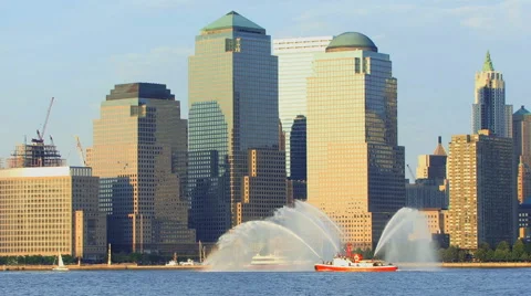 Fire Boat Video stock 40724221