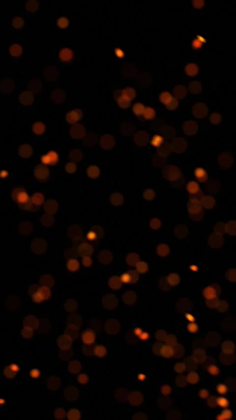 Fire bokeh background effect Stock Footage 313498020