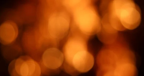 Fire bokeh with bright red and orange circles. Beautiful fire background Stock-Footage 116046777