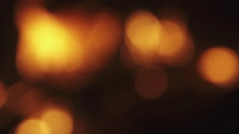 Fire Bokeh Night - Close-up - 120fps Stock Footage 131485525