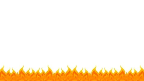Fire, bonfire, fire flame isolated on white background, fire flame illustrati Stock-Illustration