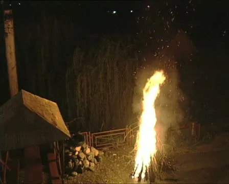 FIRE bonfire Stock-Footage 12120282