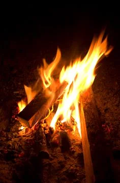 Fire bonfire. Foto stock