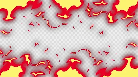Fire border Stock-Footage 332625988