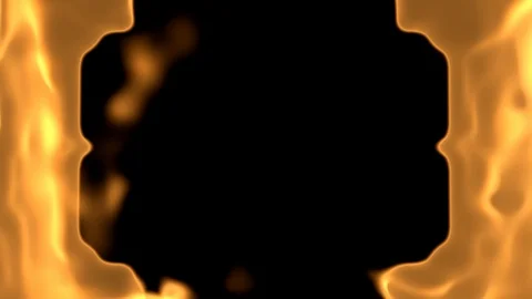 Fire from both side #9 Stock Footage 106944746