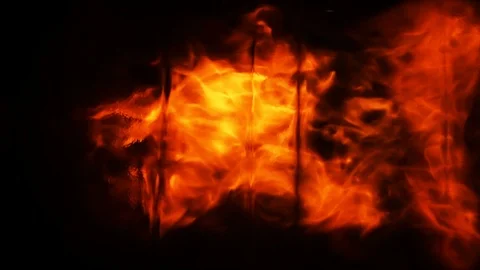 Fire in a bottle Stock Footage 112022576