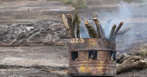 Fire bowel Stock Footage 335686825