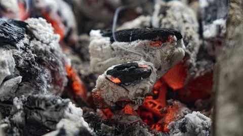 Fire, Brazier, Meat, Barbecue. Stock Photos