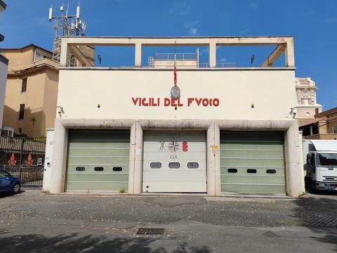 The Fire Brigade Station Stock Photos