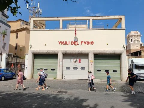 The Fire Brigade Station Stock Photos