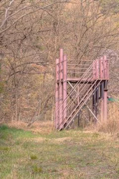 Fire brigade training tower Stock Photos