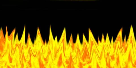 Fire bright fire over black background ,model released, Symbolfoto Copyrig... Stock Photos
