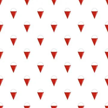 Fire bucket pattern seamless vector Stockillustratie