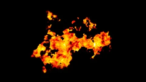 Fire, burn background. flame cg animation, like hell. Realistic Stock Footage 116025419