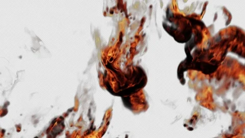 Fire Burn Transition 1 Video stock 243588638