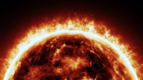 Fire burn the world realistic 3d rendering. Stock Footage 170644361