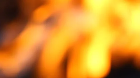 Fire burning with bokeh Video stock 43377570