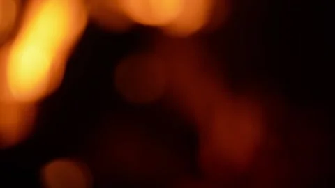 Fire Burning Close up the black background for vfx  库存影片 155303923
