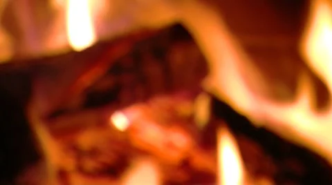 Fire burning closeup Video stock 8534506