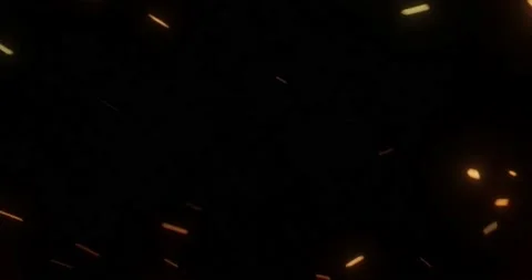 Fire burning embers ash particles Stock Footage 211018354
