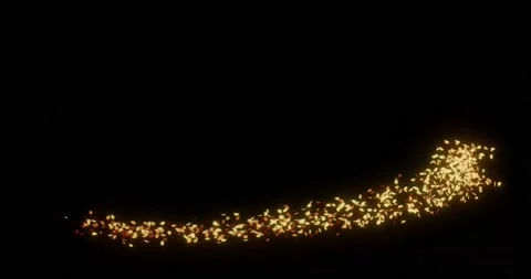 Fire burning embers ash particles Stock Footage 219479147