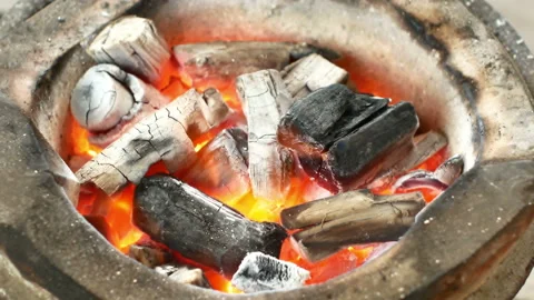 Fire burning flame Stock Footage 149188729