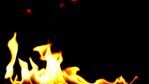 Fire Burning Flames 2 Stock Footage 115807083
