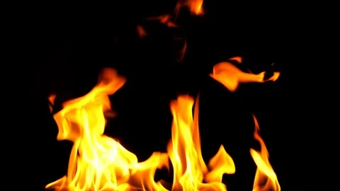Fire Burning Flames 5 Stock Footage 115807336